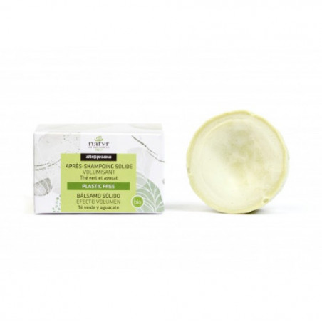 Après shampoing volume solide Bio, avocat et thé vert